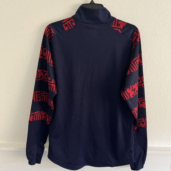 Puma Serbian Nat’l Team Men's Medium Stadium Track Jacket Soccer Football Blue - Picture 4 of 7